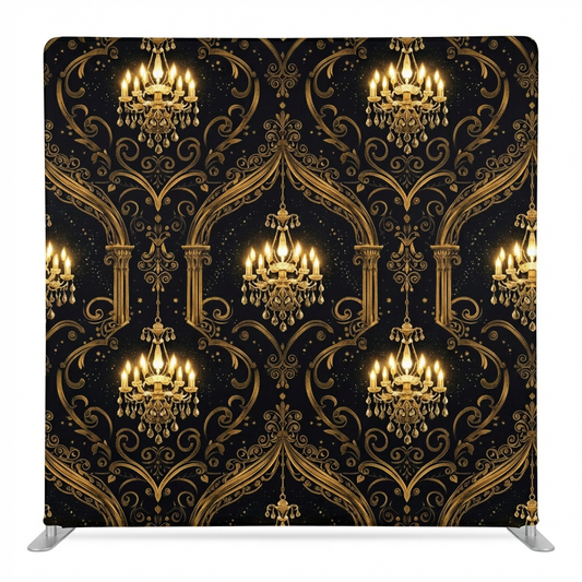Gilded Ballroom Gloom Pillowcover Backdrop