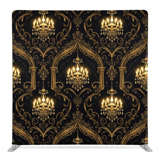 Gilded Ballroom Gloom Pillowcover Backdrop