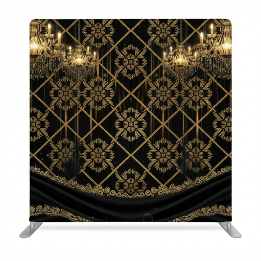 Gilded Velvet Noir Pillowcover Backdrop