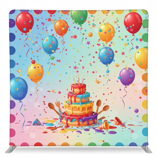 Confetti Carnival Pillowcover Backdrop