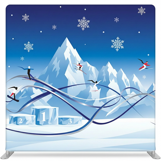 Alpine Summit Victory Pillowcover Backdrop