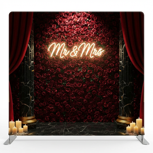 Everlasting Midnight Double-Sided Pillowcover Backdrop - Back
