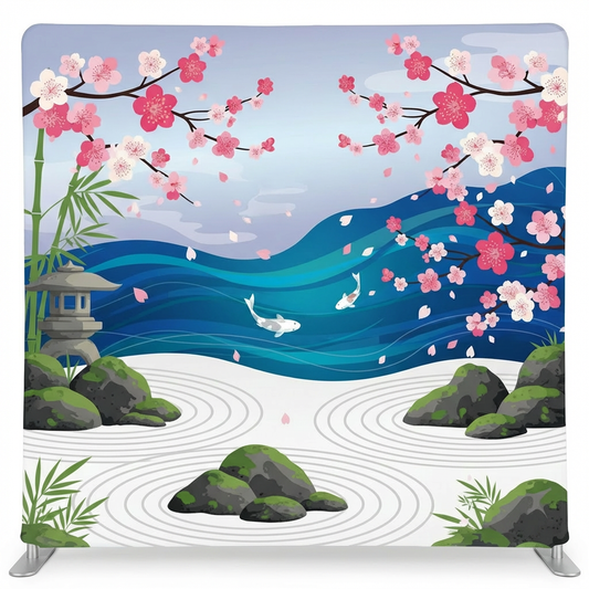 Zen Garden Spring Pillowcover Backdrop