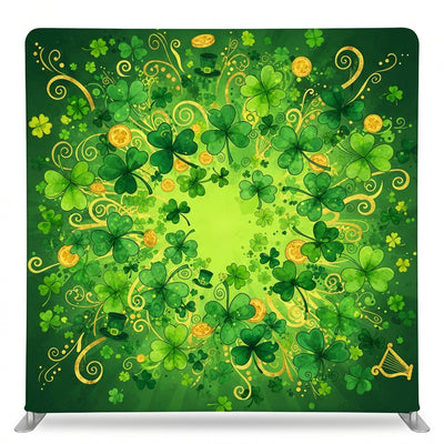 Emerald Fortune Double-Sided Pillowcover Backdrop - Front