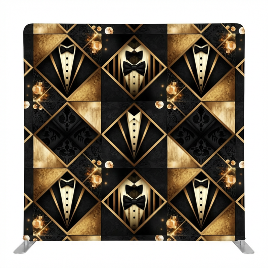 Gilded Scarlet Double-Sided Pillowcover Backdrop - Front