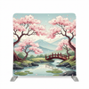 Cherry Blossom Sanctuary Pillowcover Backdrop