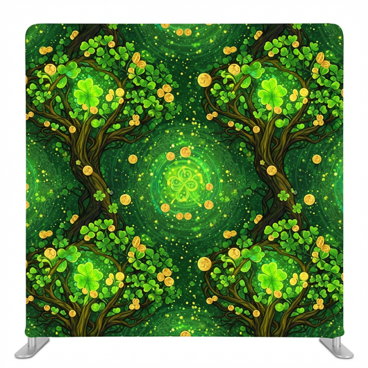 Emerald Fortune Tree Pillowcover Backdrop
