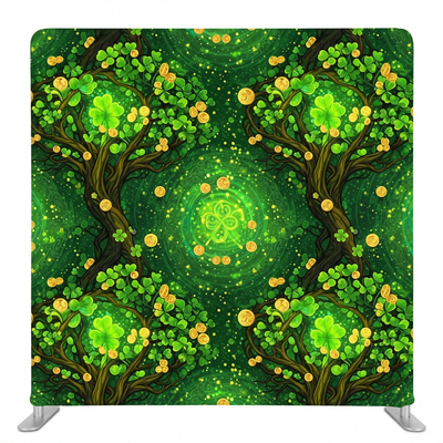 Emerald Fortune Double-Sided Pillowcover Backdrop - Back