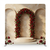 Crimson Courtyard Pillowcover Backdrop