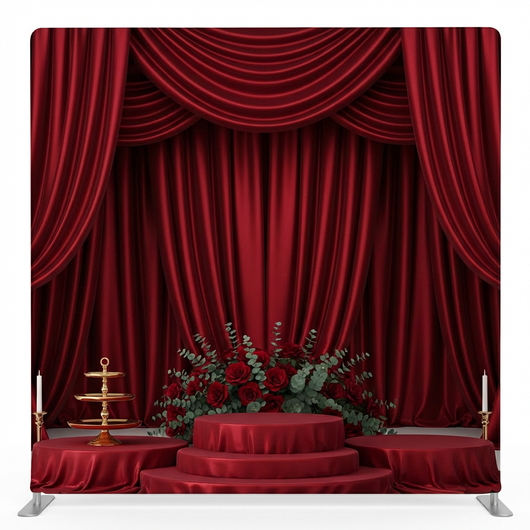 Crimson Encore Pillowcover Backdrop