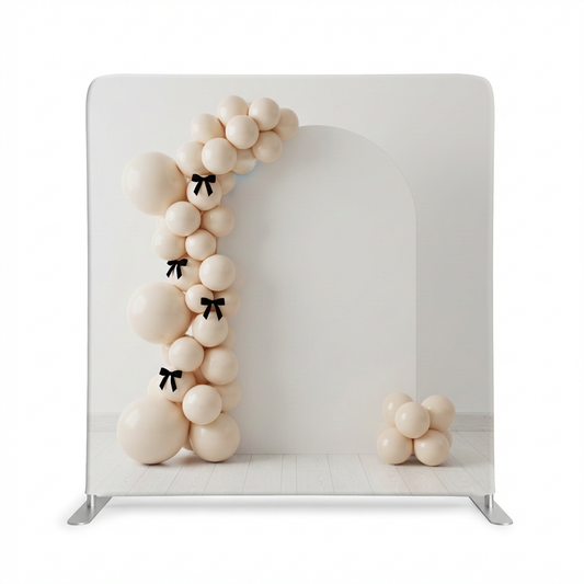 Champagne Bows Pillowcover Backdrop