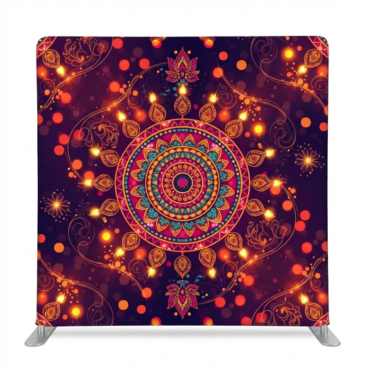 Midnight Celestial Double-Sided Pillowcover Backdrop - Front