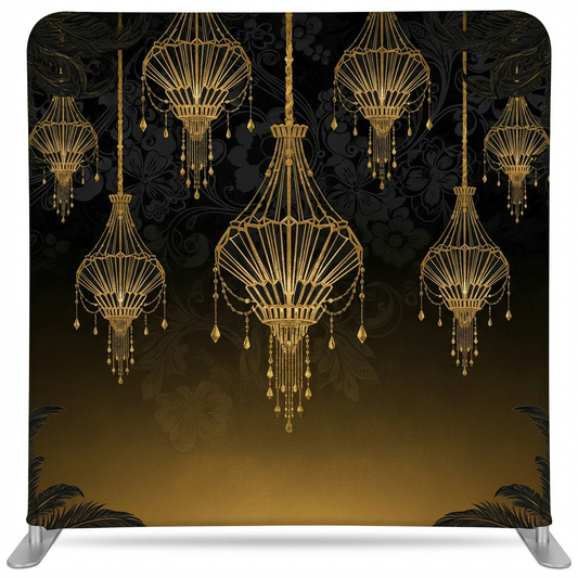 Gilded Noir Midnight Pillowcover Backdrop