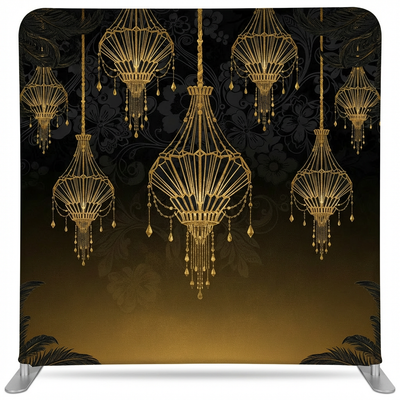 Gilded Noir Midnight Pillowcover Backdrop