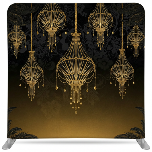 Gilded Noir Double-Sided Pillowcover Backdrop - Back