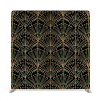 Gilded Scarlet Double-Sided Pillowcover Backdrop - Front