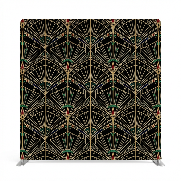 Gilded Scarlet Double-Sided Pillowcover Backdrop - Front