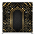 Gilded Midnight Deco Pillowcover Backdrop