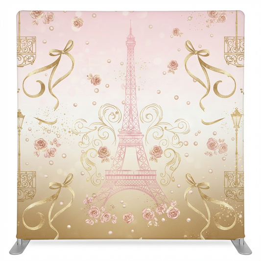 Gilded Parisian Sunset Pillowcover Backdrop