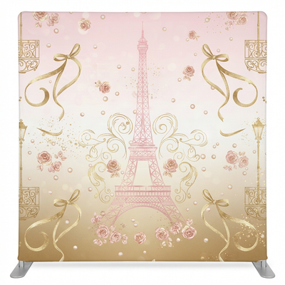 Gilded Parisian Sunset Pillowcover Backdrop