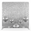 Silver Moonlight Echo Pillowcover Backdrop