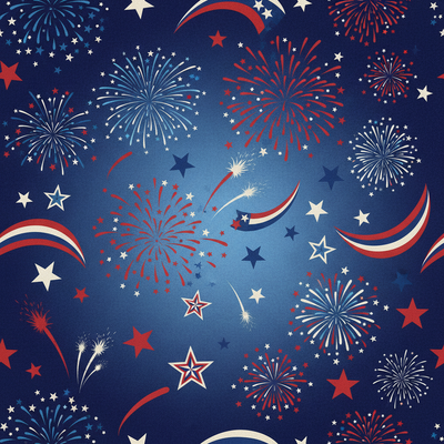 Midnight Liberty Double-Sided Pillowcover Backdrop - Front