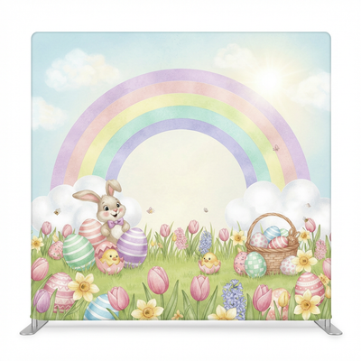 Whimsical Meadow double-sided backdrop pillowcover featuring vibrant floral designs by True Backdrops.