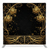Gilded Midnight Ballroom Pillowcover Backdrop