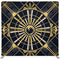 Midnight Jazz deco Pillowcover Backdrop