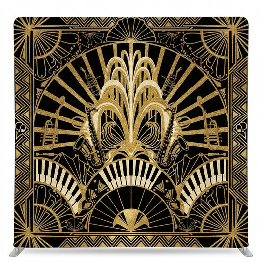 Gilded Jazz Age Pillowcover Backdrop