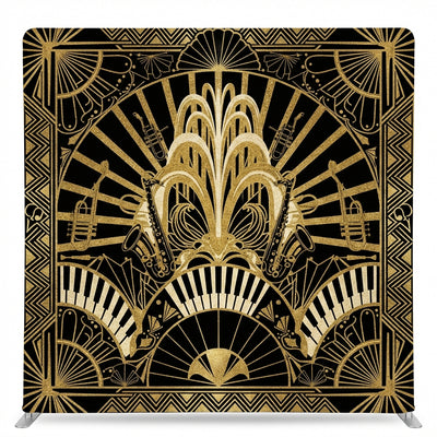 Gilded Noir Double-Sided Pillowcover Backdrop - Front