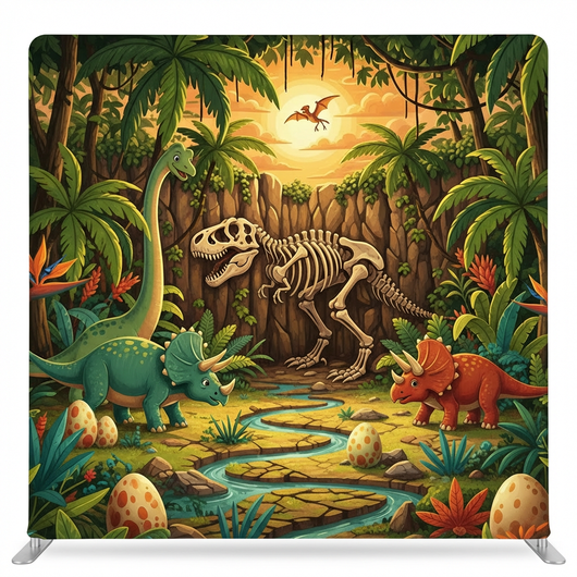 Primordial Paradise Pillowcover Backdrop