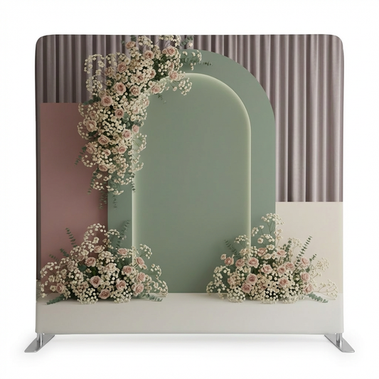 Willow Sage Arch Pillowcover Backdrop
