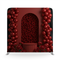 Crimson Romance Pillowcover Backdrop