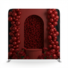 Crimson Courtyard Double-Sided Pillowcover Backdrop - Front