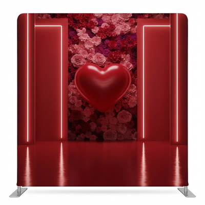 Crimson Velvet Double-Sided Pillowcover Backdrop - Back