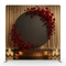 Crimson Midnight Elegance Pillowcover Backdrop