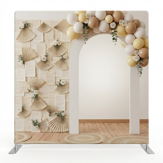 Vellum Poetry Pillowcover Backdrop