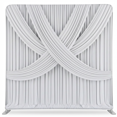 Linen Alabaster double-sided backdrop pillowcover by True Backdrops, showcasing a soft, textured fabric in neutral tones.