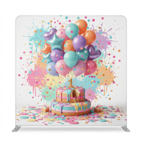 Pastel Confetti Double-Sided Pillowcover Backdrop - Front