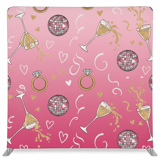 Pink Champagne Dreams 2 Pillowcover Backdrop