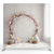 Whimsical Willow Blossom Pillowcover Backdrop by True Backdrops featuring a floral design and soft, textured fabric.