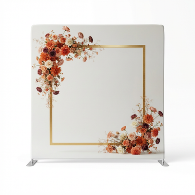 Gilded Autumn Bloom Pillowcover Backdrop