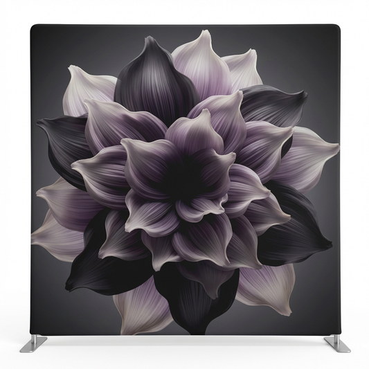 Obsidian Bloom Pillowcover Backdrop