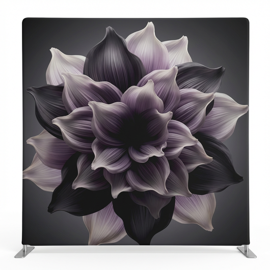 Obsidian Bloom Pillowcover Backdrop