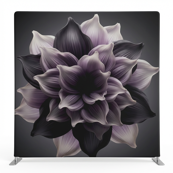 Obsidian Bloom Pillowcover Backdrop