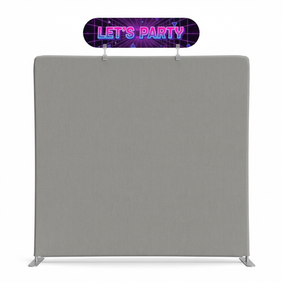Electric Arcade Nights Tension Fabric Header Title Display