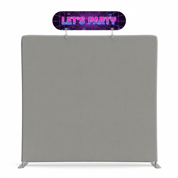 Electric Arcade Nights Tension Fabric Header Title Display