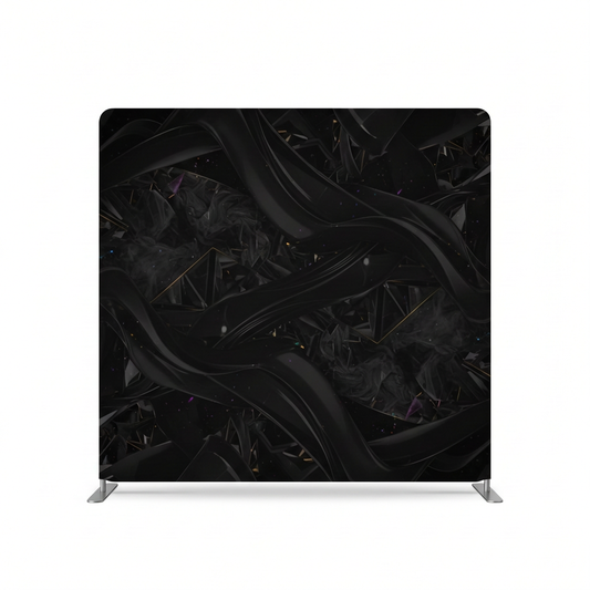 Obsidian Silk Flow Pillowcover Backdrop