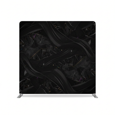 Obsidian Silk Flow Pillowcover Backdrop